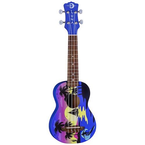 Luna Uke Kauwela Summer Soprano w/Gigbag