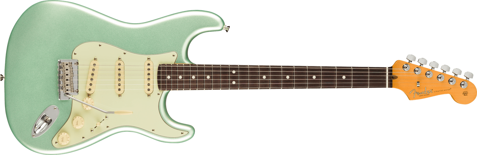 Fender American Professional II Stratocaster, Rosewood FB, Mystic Surf Green