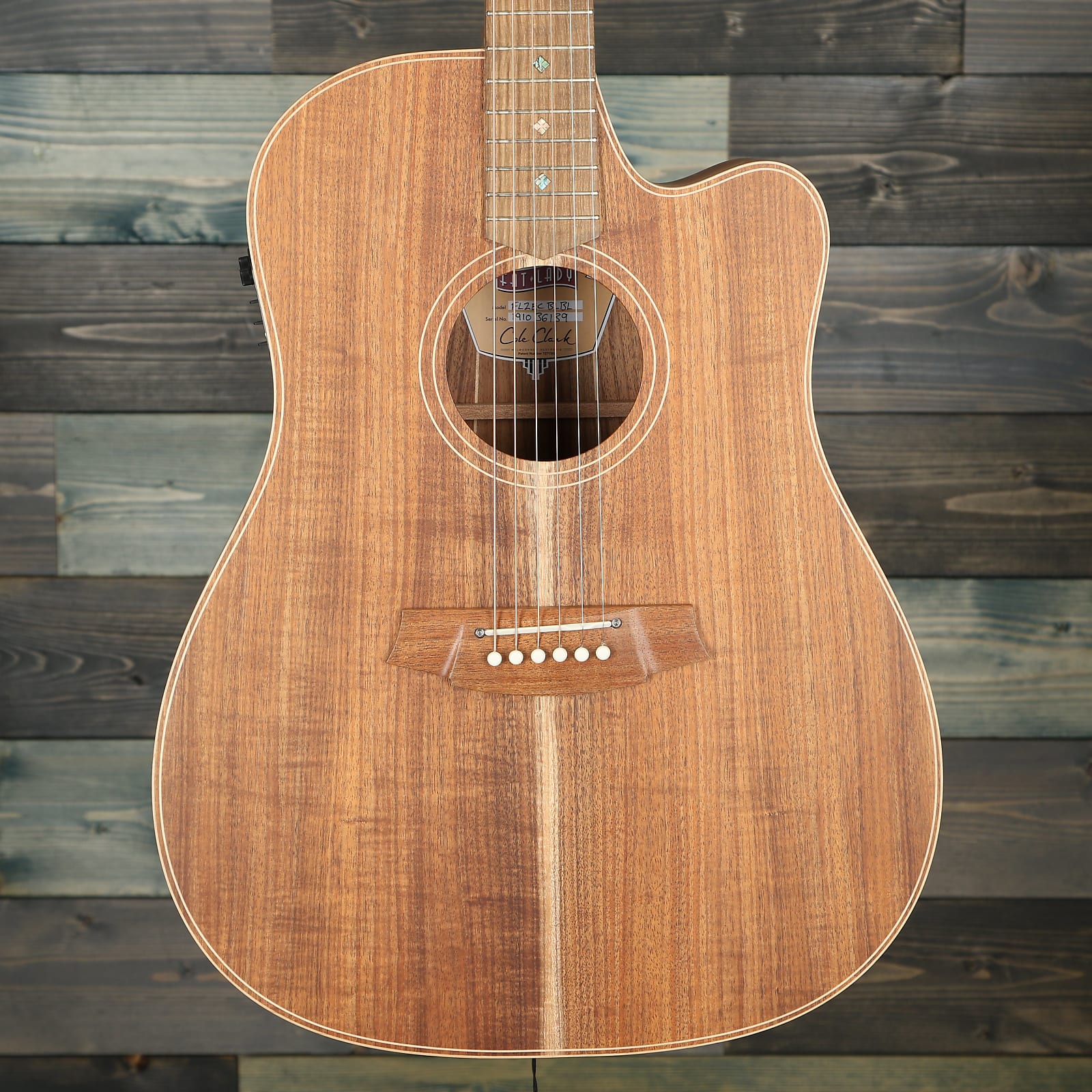 Cole Clark Fat Lady 2 Series FL2EC-BLBL Acoustic - Blackwood/Blackwood