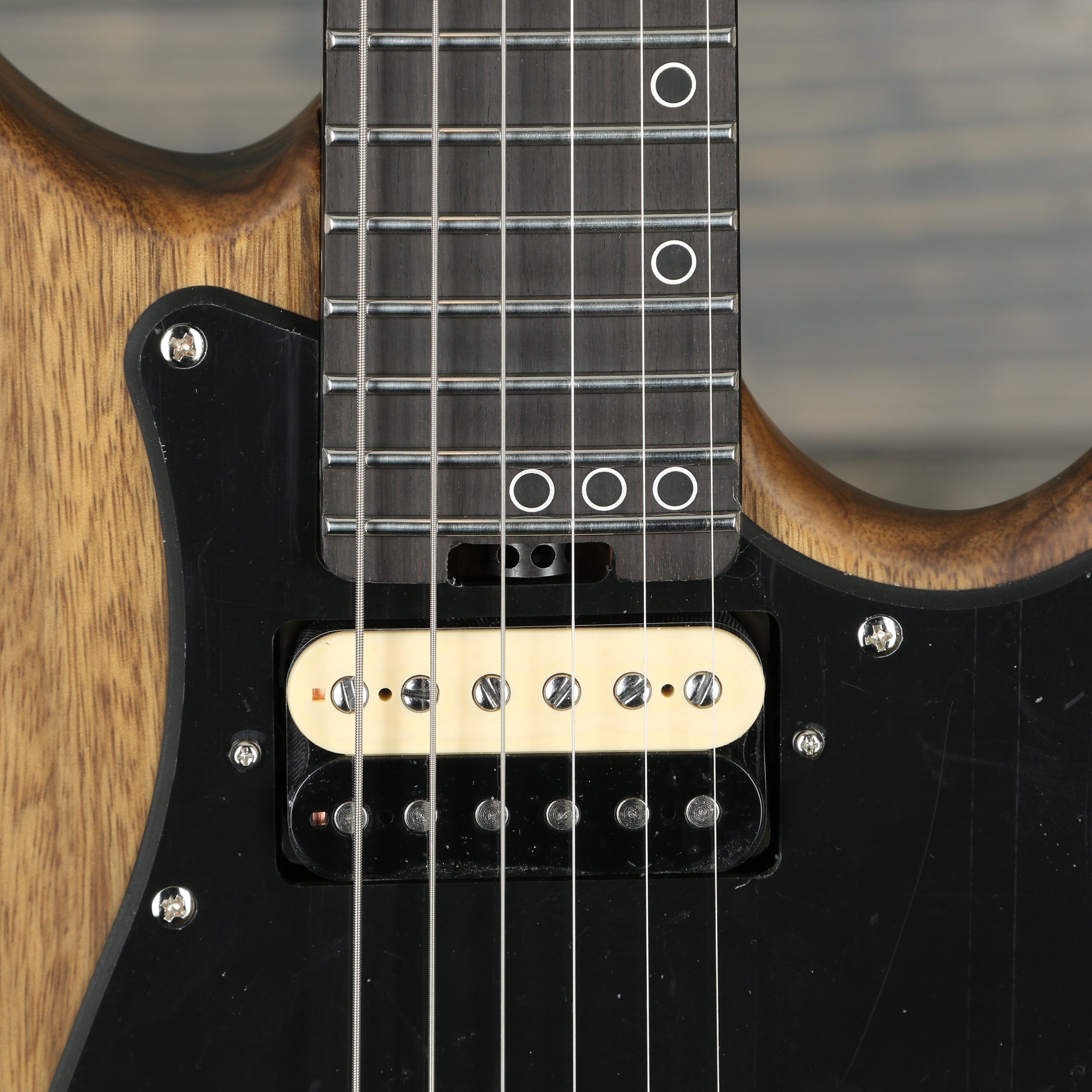 Schecter 1269 Sun Valley Sun Shredder Exotic Hardtail - Black Limba