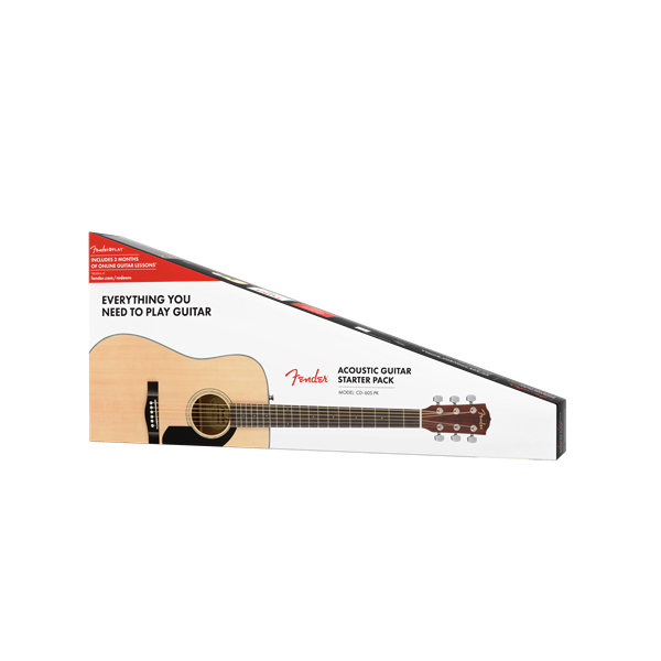 Fender CD-60S Dreadnought Pack V2, Natural