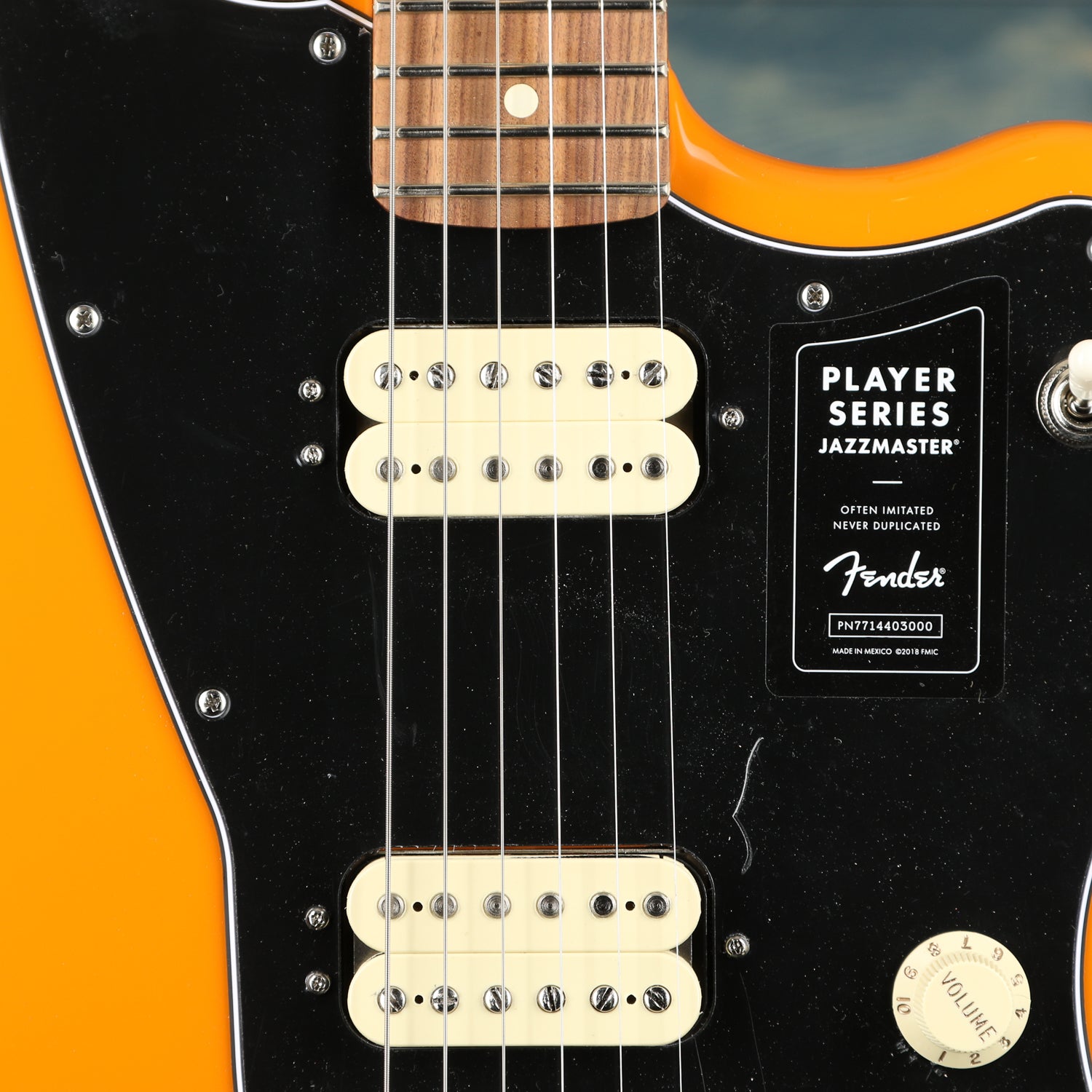 Fender Player Jazzmaster, Pau Ferro Fingerboard, Capri Orange