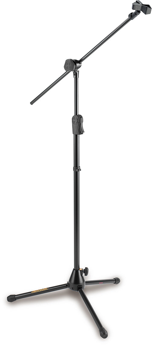 Hercules MS533B EZ Clutch Tripod Microphone Stand w/ Hideaway 2 in 1 Boom & Clip