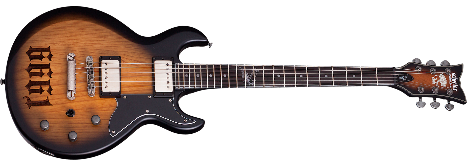 Schecter 311 Zacky Vengeance 6661 Electric - Aged Natural Satin Black Burst