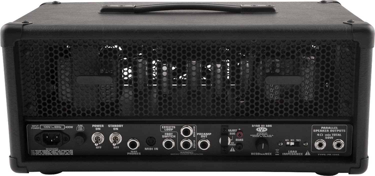 EVH 5150III 50S 6L6 Head, Black, 120V