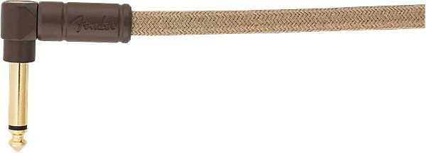 Fender 18.6' Angled Festival Instrument Cable, Pure Hemp, Natural