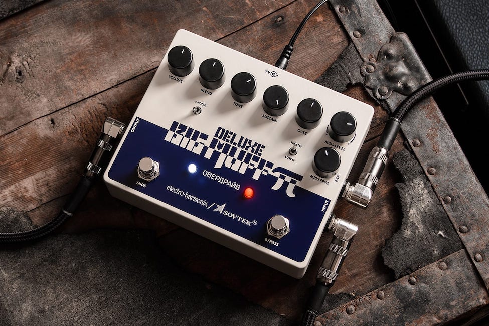 Electro-Harmonix Sovtek Deluxe Big Muff Pi Distortion/Sustainer