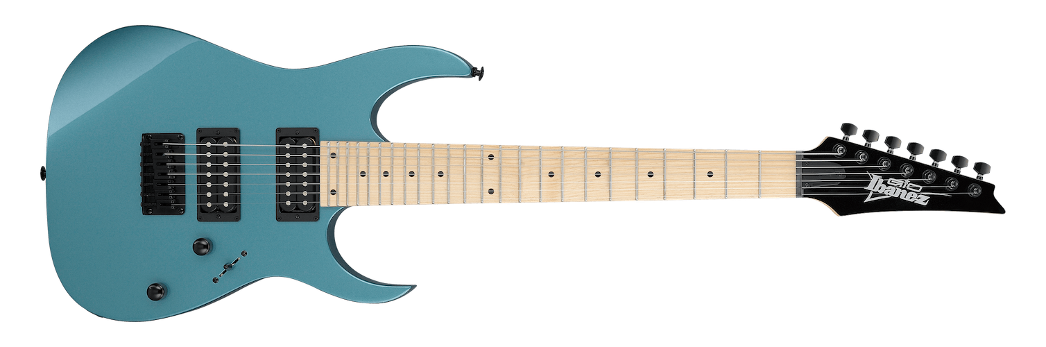 Ibanez GRG7221M 7-String Electric Guitar - Metallic Light Blue