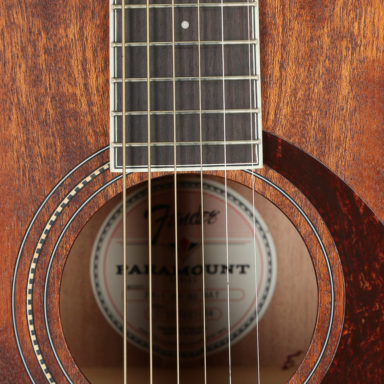 Fender PM-1 Dreadnought, Ovangkol Fingerboard, All-Mahogany w/case