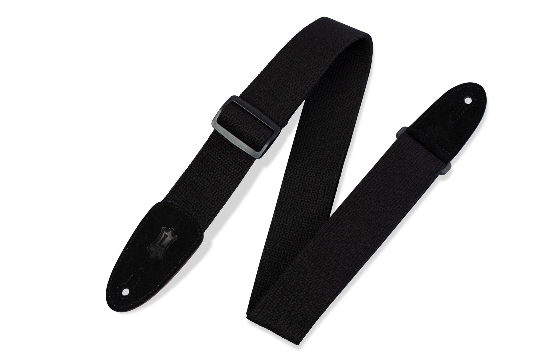 Levy's 2" Cotton Guitar Strap - Black