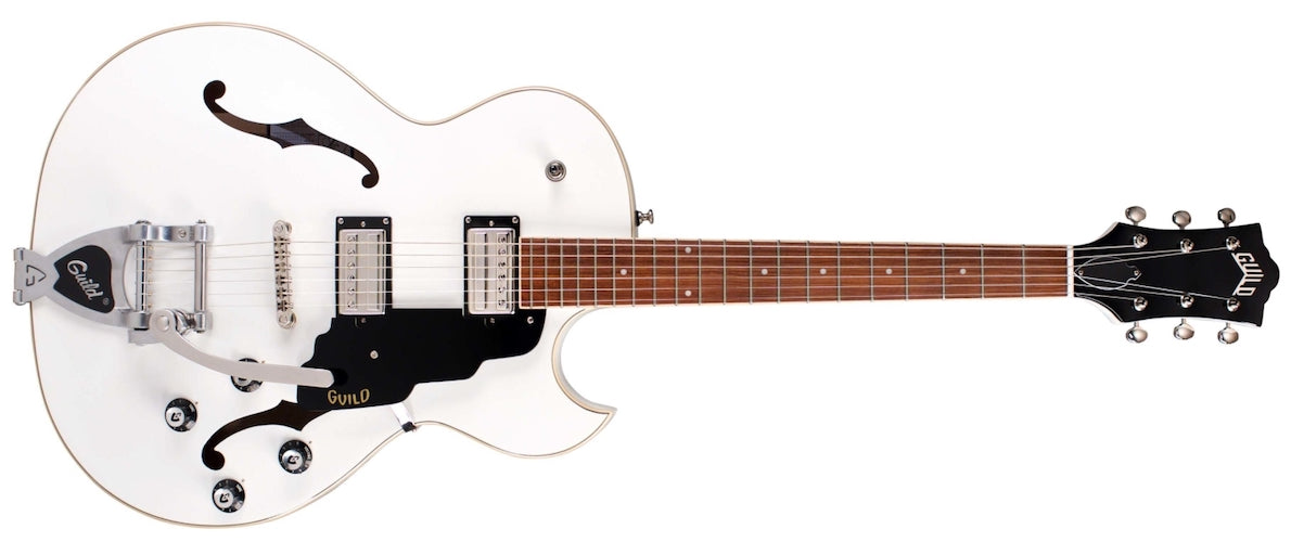 Guild Starfire I SC Electric Guitar w/Guild Vibrato Tailpiece - Snowcrest White