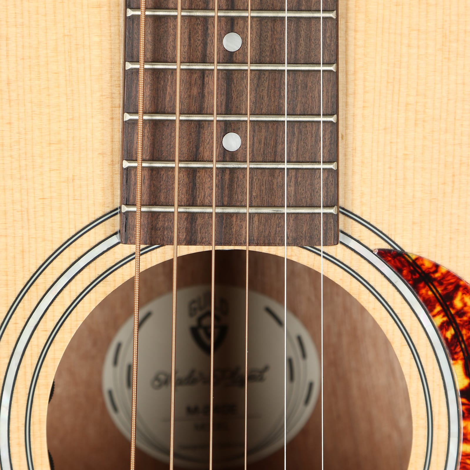 Guild M-240E Acoustic Guitar - Natural Satin