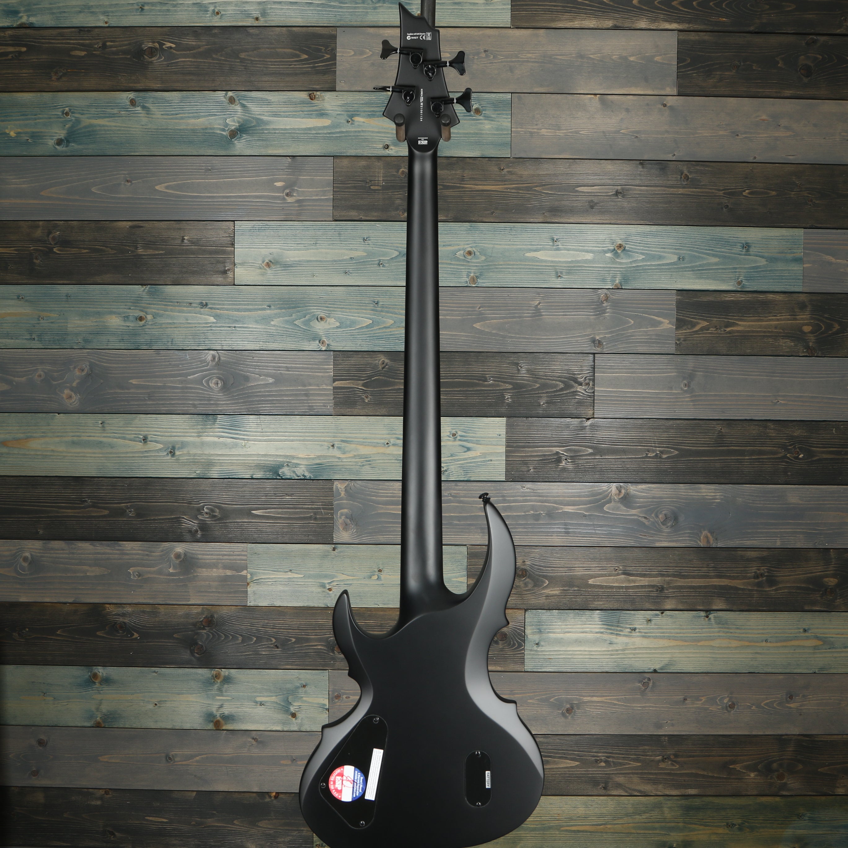 ESP LTD TA-604 FRX Tom Araya Electric Guitar - Black Satin