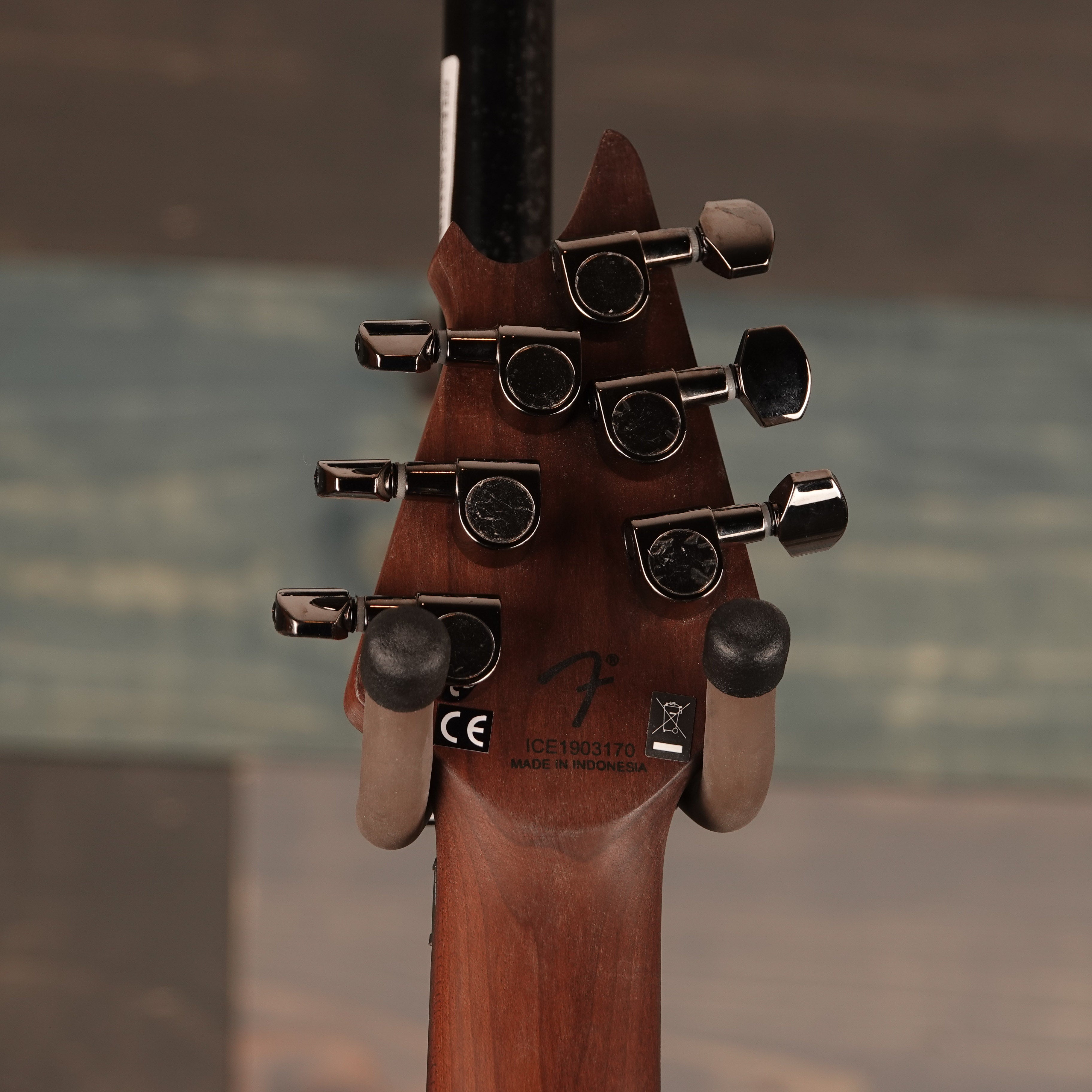 EVH Wolfgang WG Standard QM Baked Maple Fingerboard, Black Fade