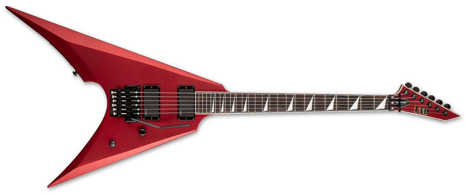 ESP LTD Arrow-1000 Guitar - Candy Apple Red Satin