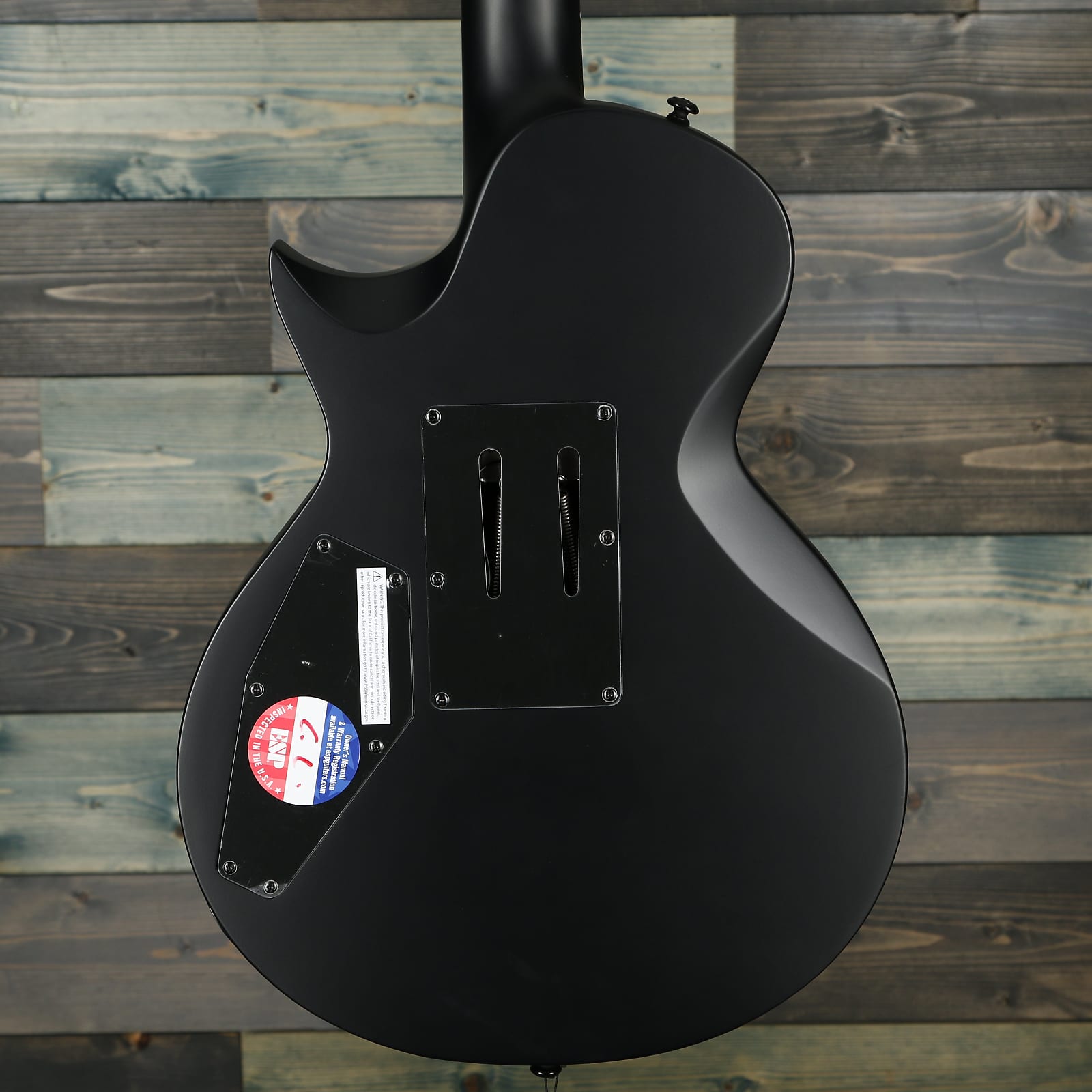 ESP LTD EC-FR Black Metal Series - Black Satin