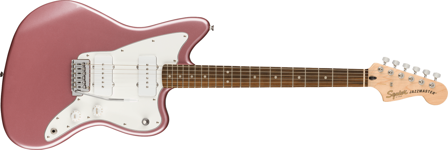 Fender Squier Affinity Series Jazzmaster, White Pickguard, Burgundy Mist