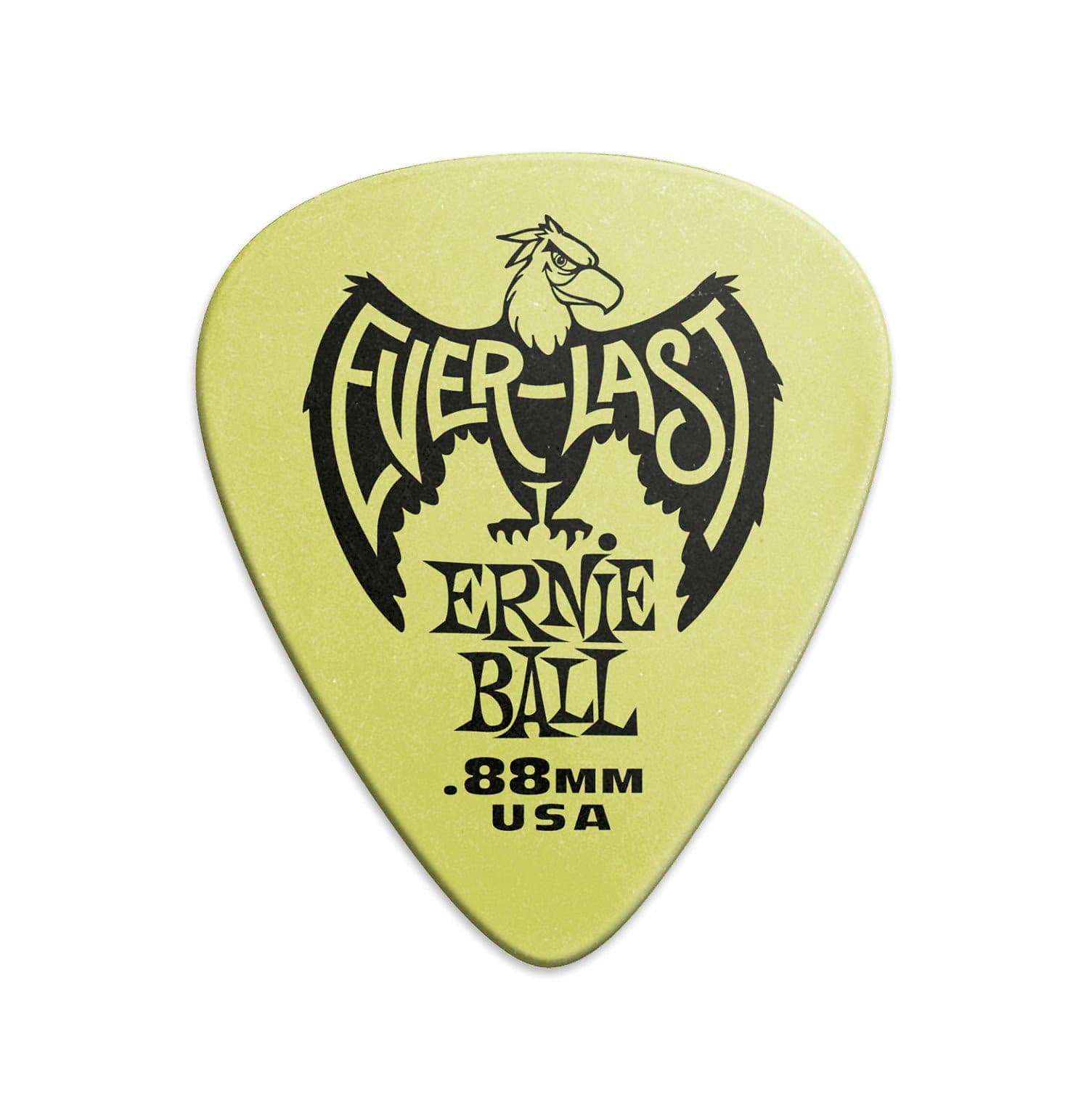 Ernie Ball 9191 .88mm Green Everlast Picks 12-pack