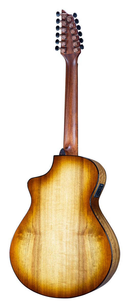 Breedlove Pursuit Exotic S Concert Amber 12-String CE Myrtlewood-Myrtlewood