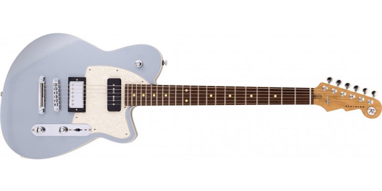 Reverend Double Agent OG Electric Guitar - Metallic Silver Freeze