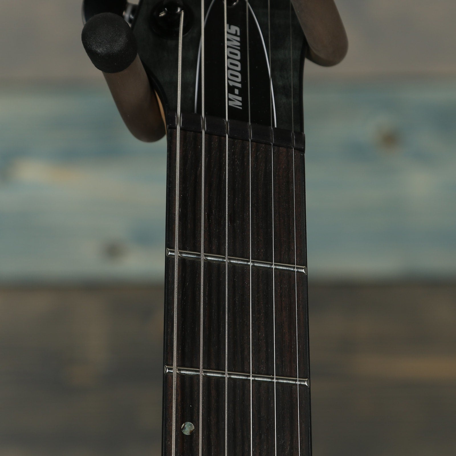 ESP LTD M-1000 Multi-Scale - See Thru Black Satin