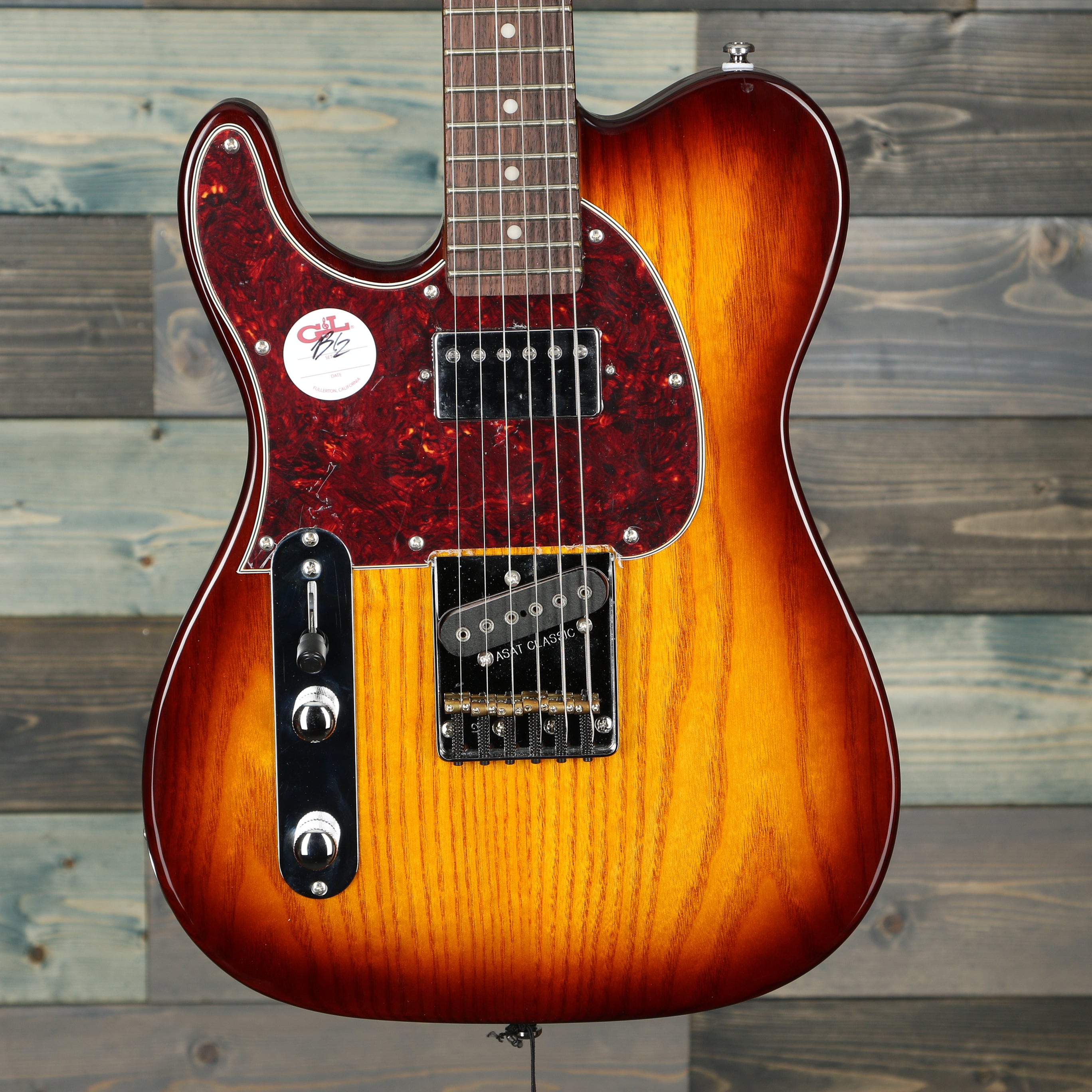 G&L Tribute ASAT Classic Bluesboy Lefty Electric - Tobacco Sunburst