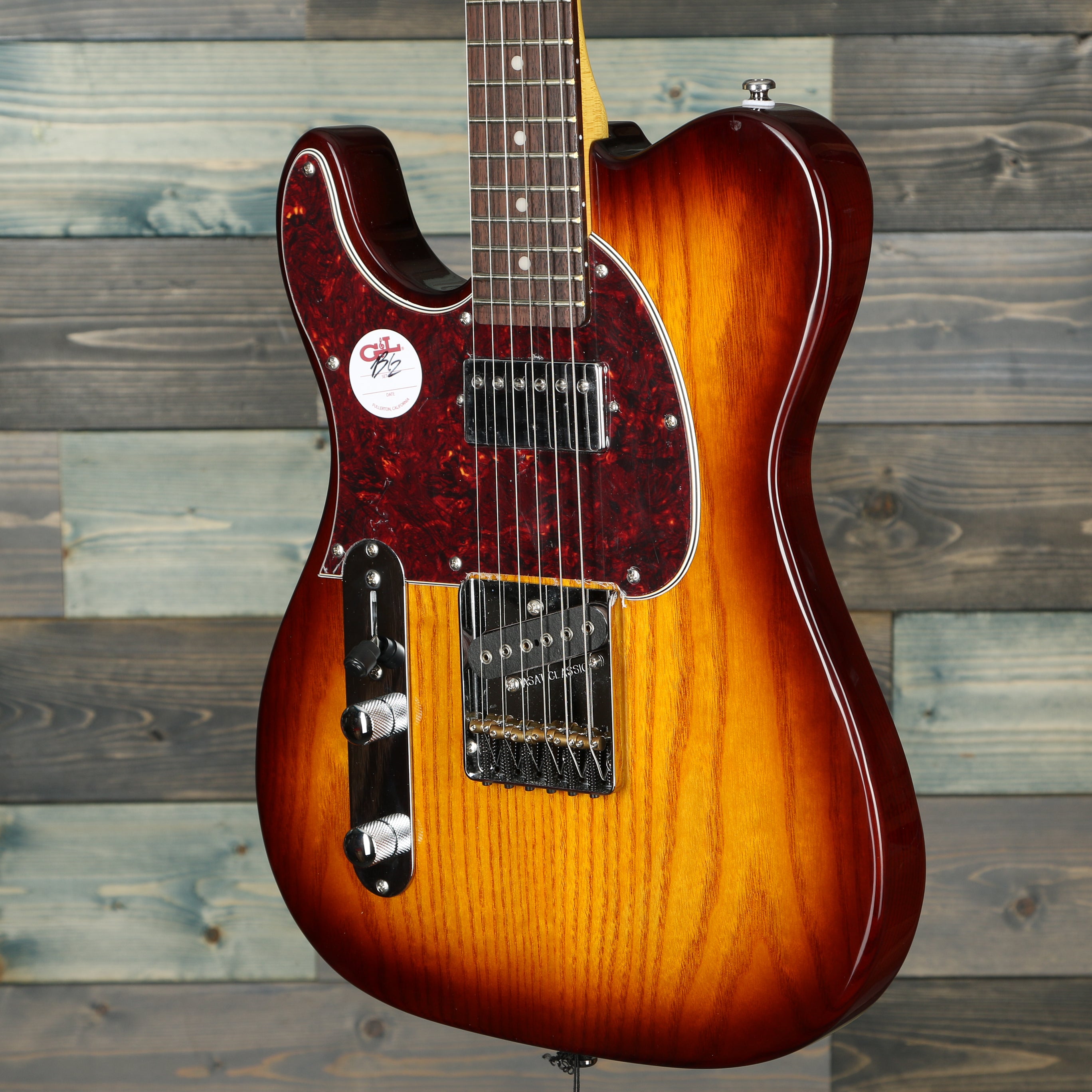 G&L Tribute ASAT Classic Bluesboy Lefty Electric - Tobacco Sunburst