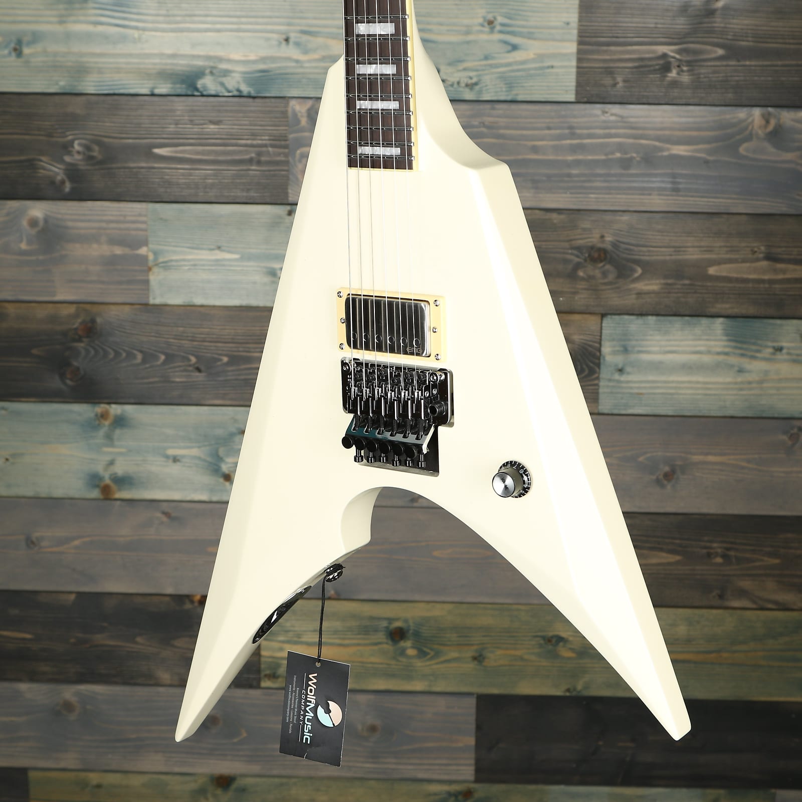 ESP LTD MSV-1 Mike Schleibaum Guitar - Olympic White