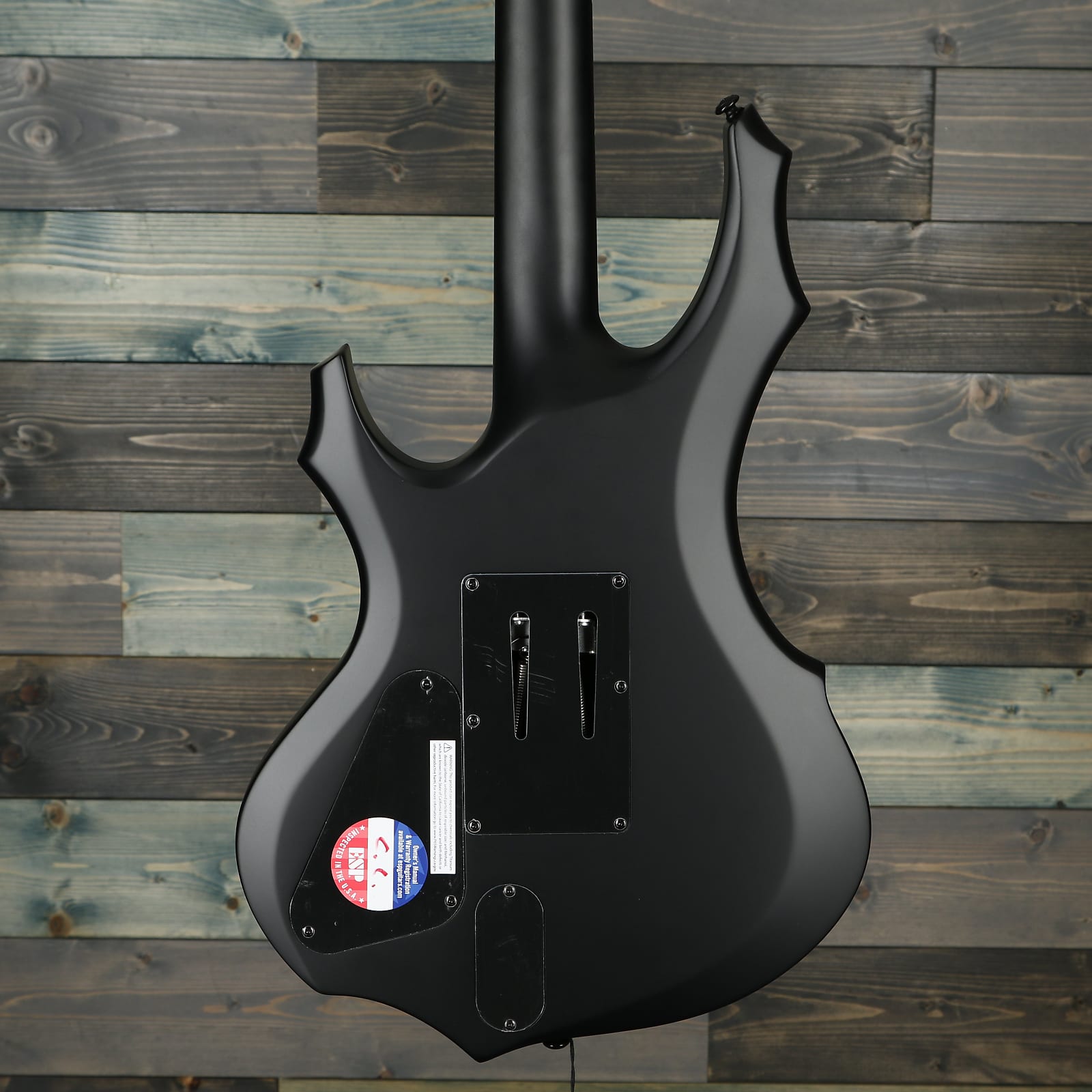 ESP LTD F Black Metal Series - Black Satin