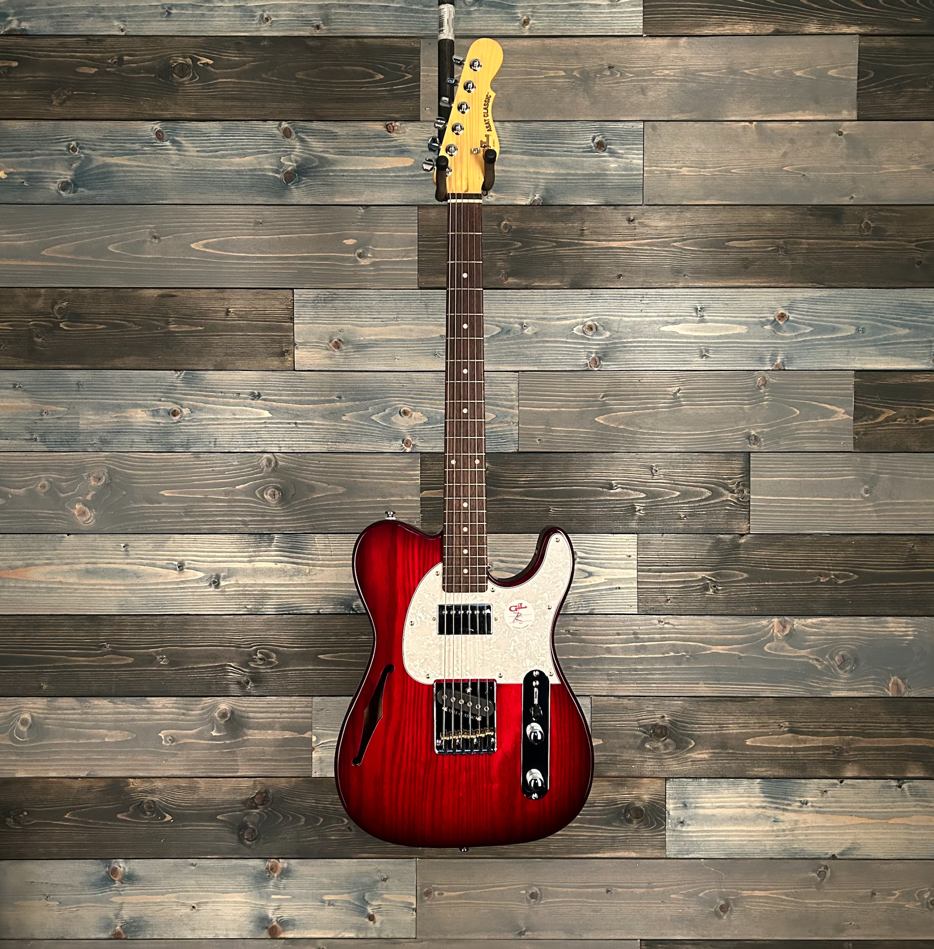 G&L Tribute ASAT Classic Bluesboy Semi-Hollow - Redburst
