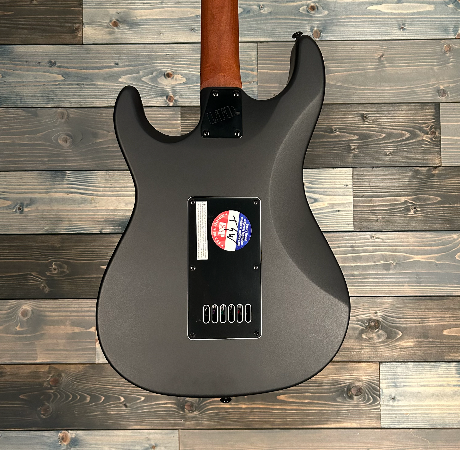 ESP LTD SN-1000 Evertune Electric Guitar - Charcoal Metallic Satin