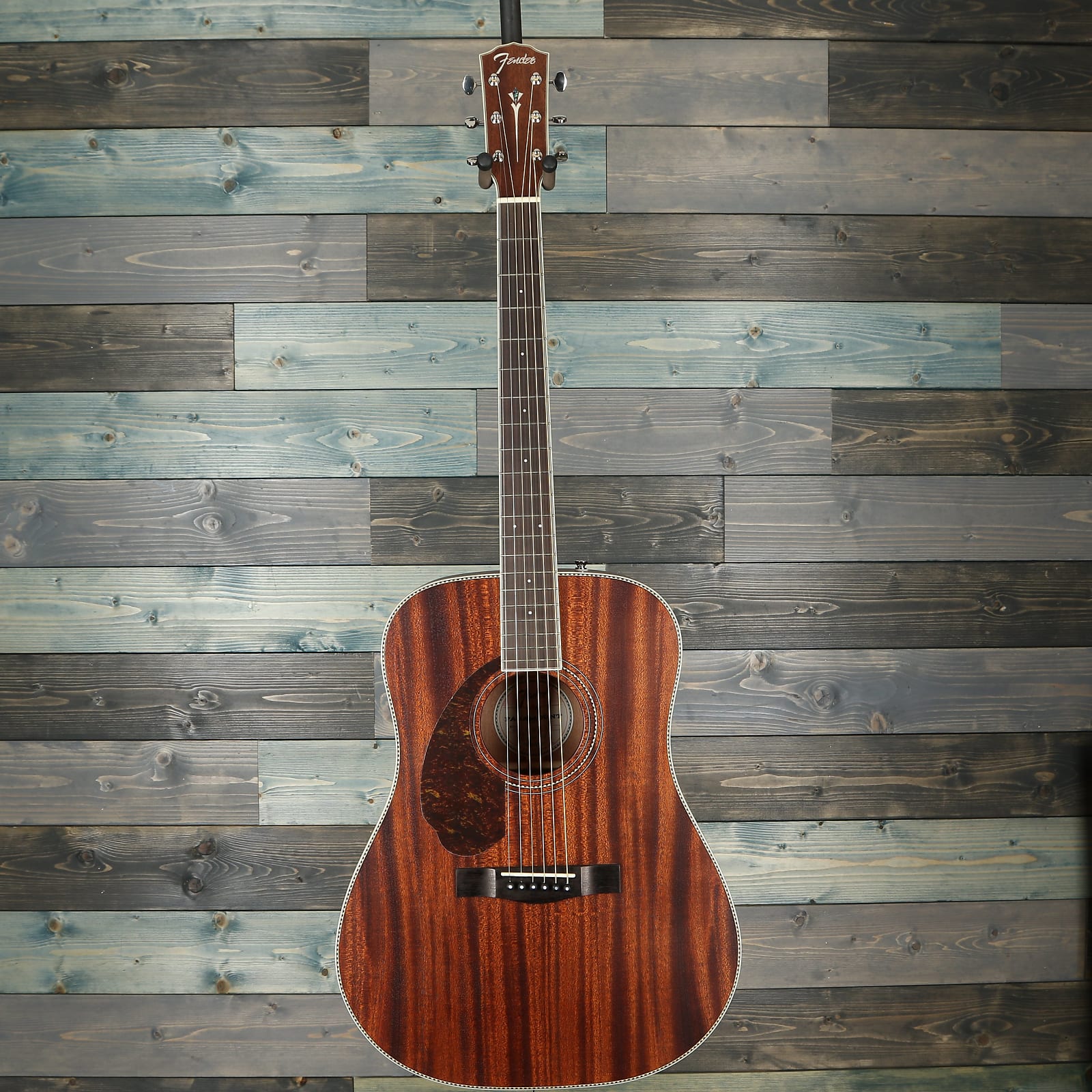 Fender PM-1 Dreadnought Left Hand, Ovangkol Fingerboard, All-Mahogany w/case