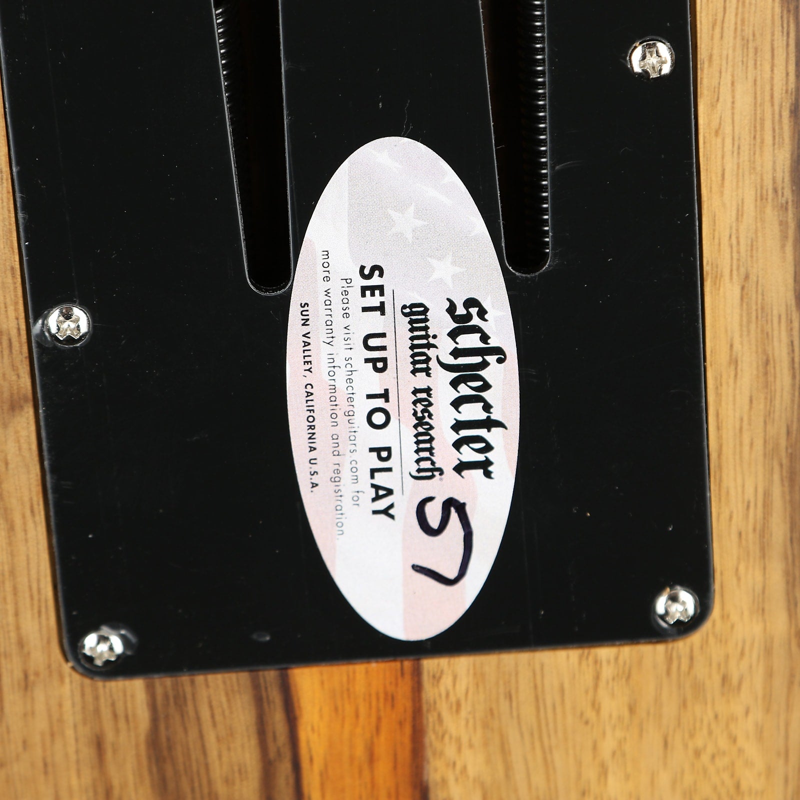 Schecter Sun Valley Super Shredder Exotic Black Limba Black Limba