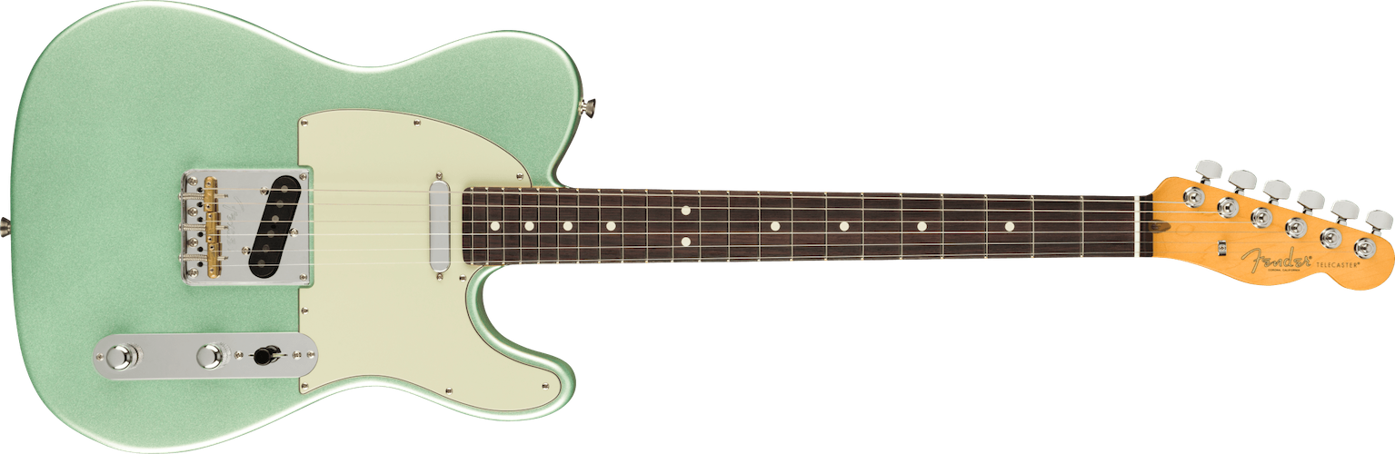 Fender American Professional II Telecaster, Rosewood Fingerboard, Mystic Surf Green