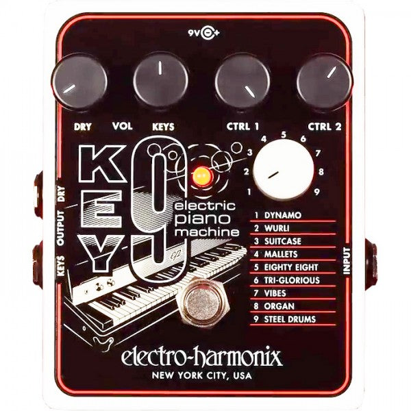 Electro-Harmonix KEY9 Electric Piano Machine, 9.6DC-200 PSU included