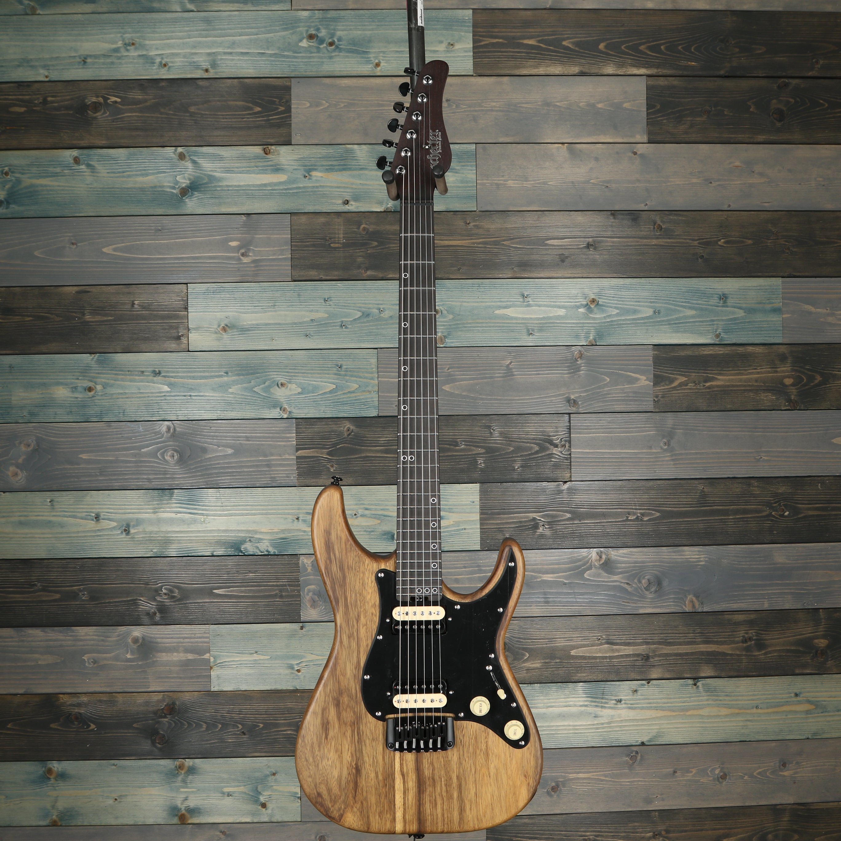 Schecter 1269 Sun Valley Sun Shredder Exotic Hardtail - Black Limba