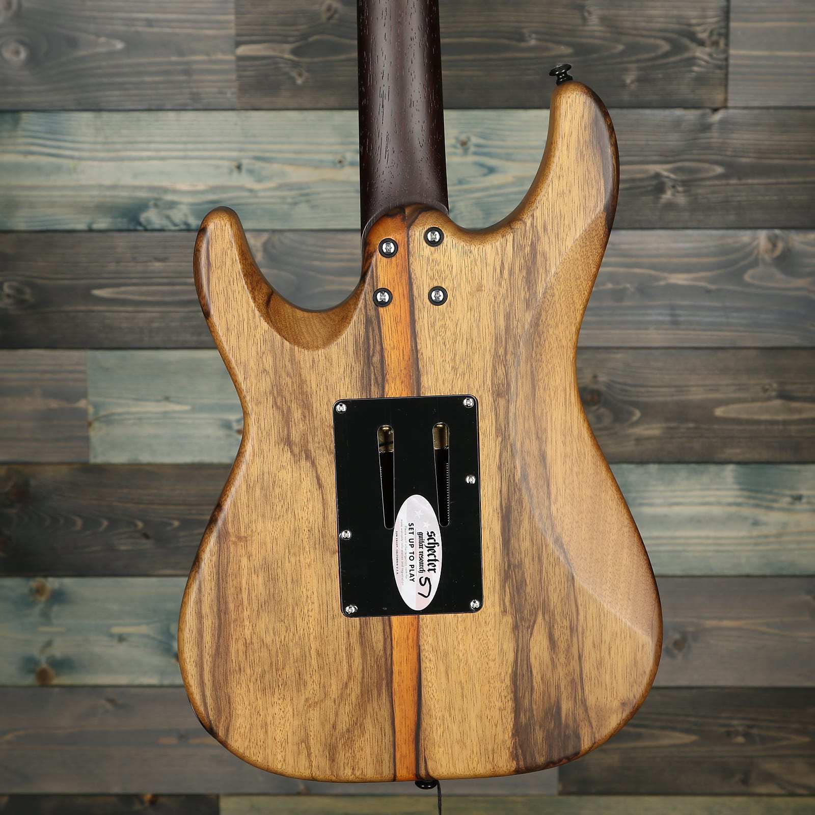 Schecter Sun Valley Super Shredder Exotic Black Limba Black Limba