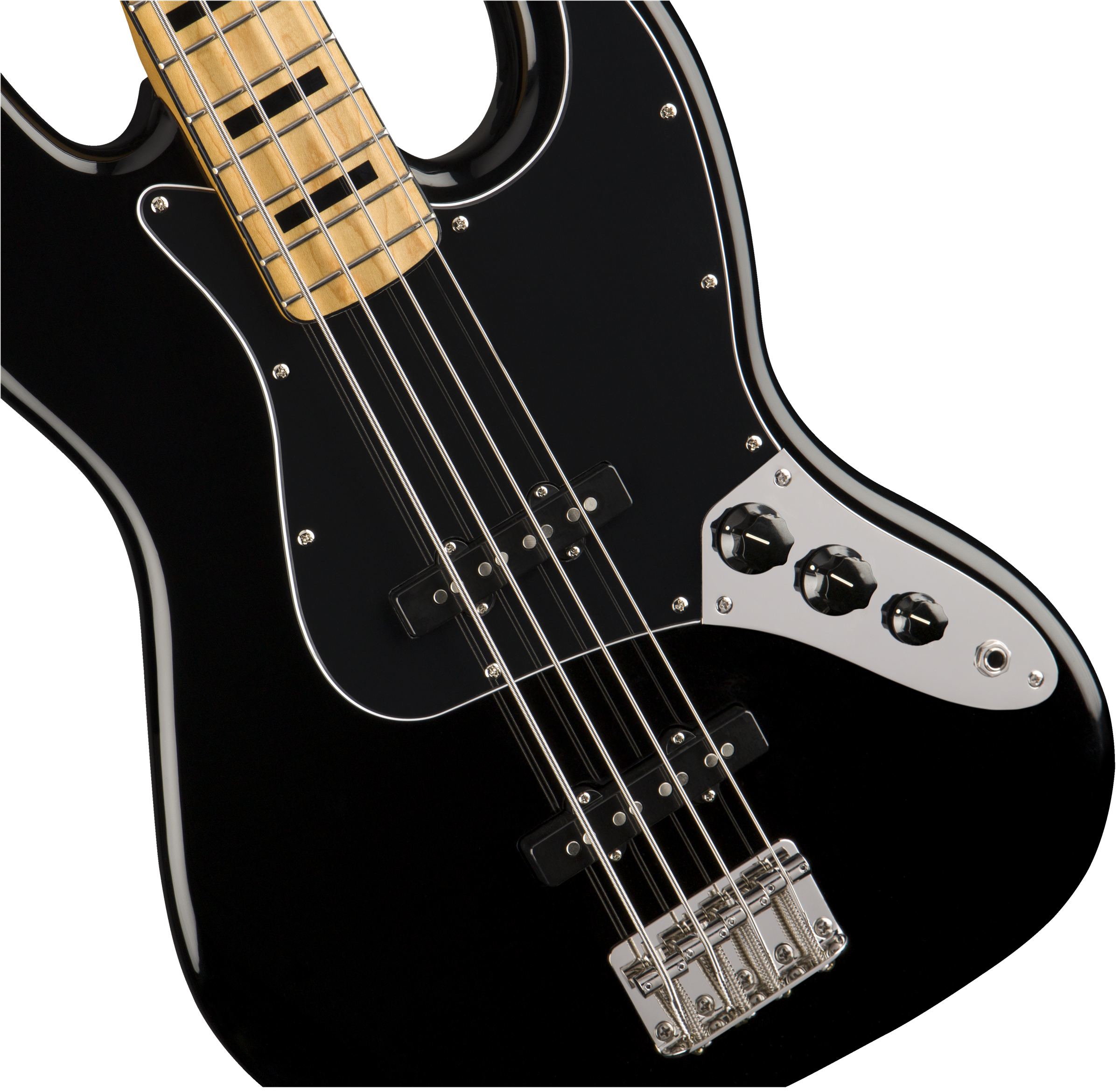 Fender Squier Classic Vibe '70s Jazz Bass, Maple Fingerboard, Black