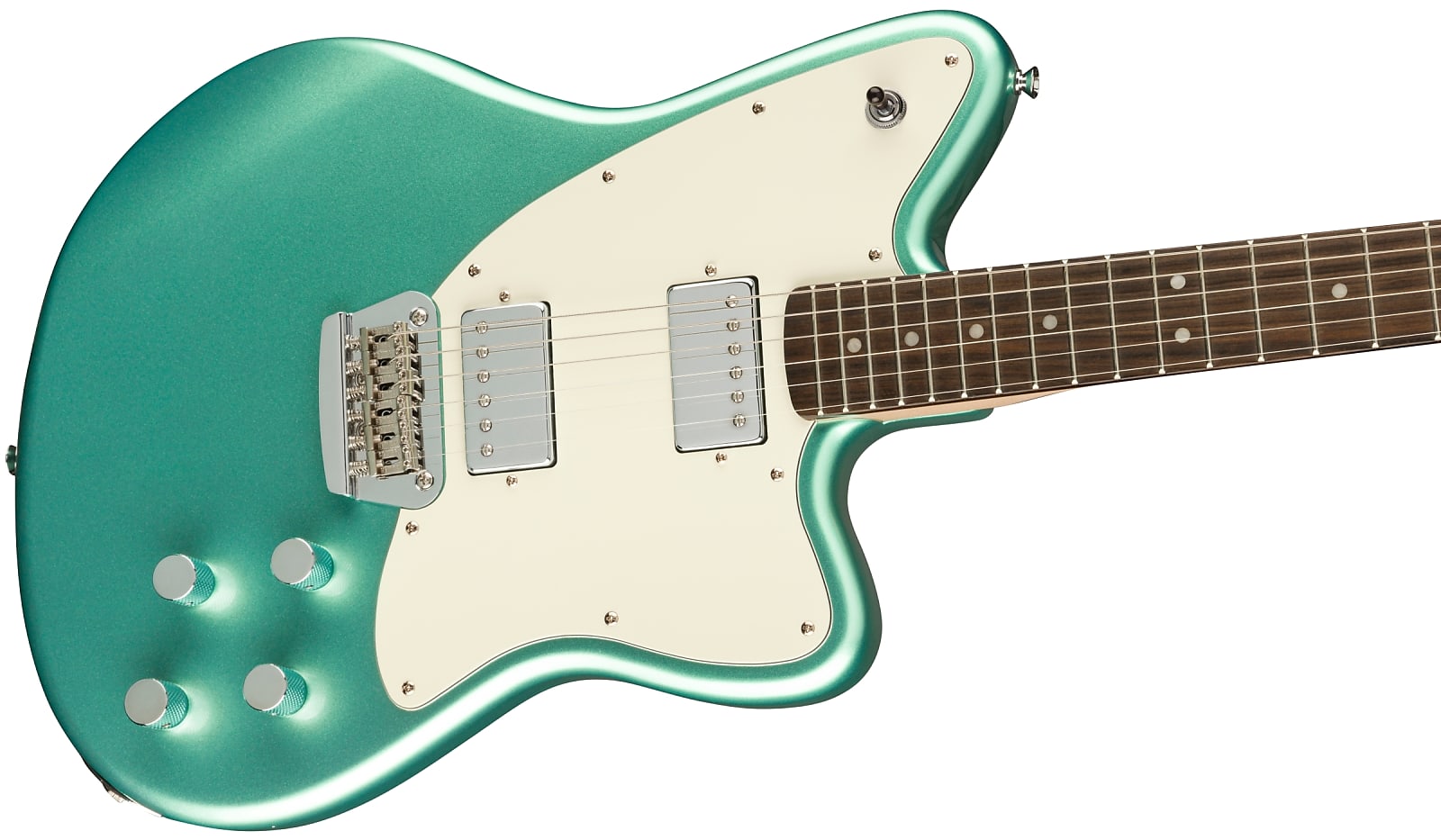 Fender Squier Paranormal Toronado Laurel FB Parchment Pickguard Mystic Seafoam