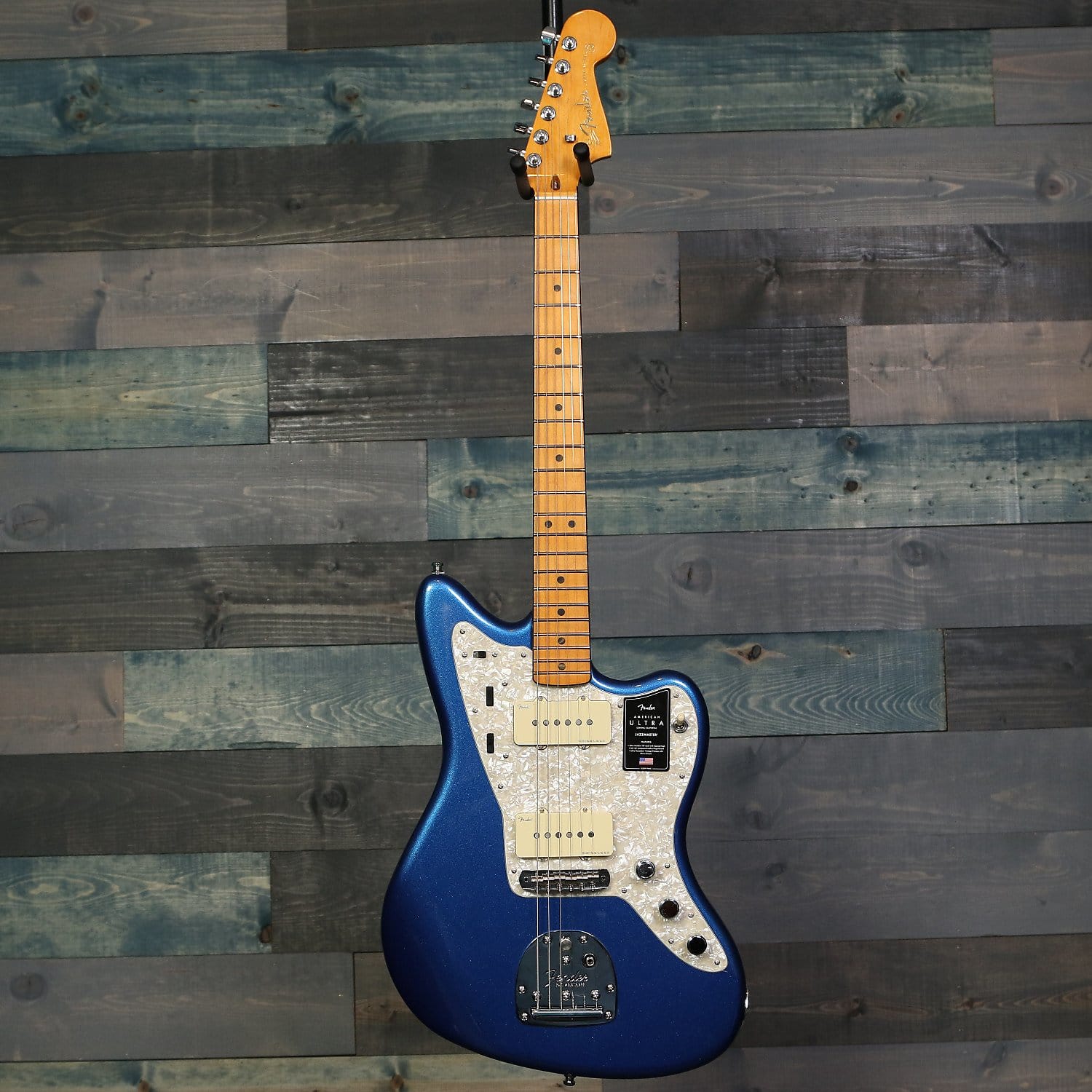 Fender American Ultra Jazzmaster, Maple Fingerboard, Cobra Blue
