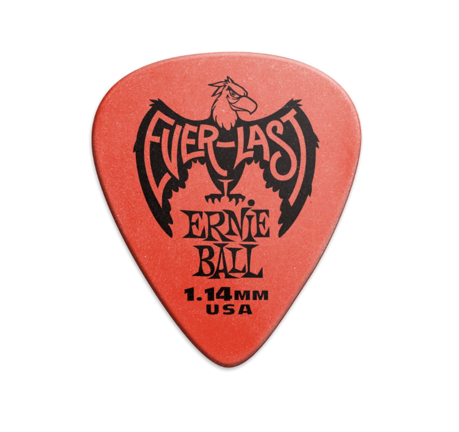 Ernie Ball 9194 1.14mm Red Everlast Picks 12-pack