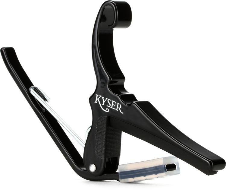 Kyser 6 String Quick Change Electric Guitar Capo - Black