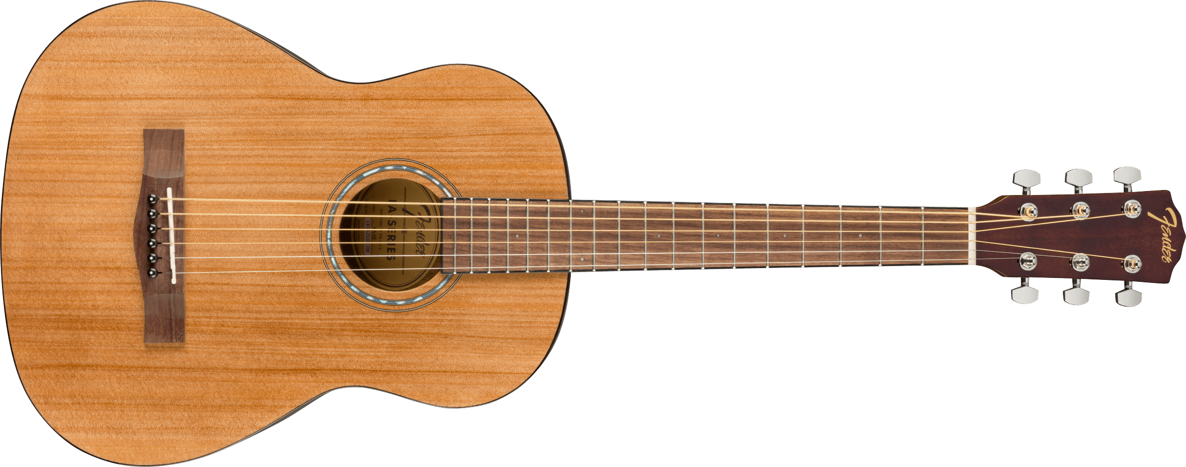 Fender FA-15 3/4 Scale Steel w/Gig Bag, Walnut FB, Natural