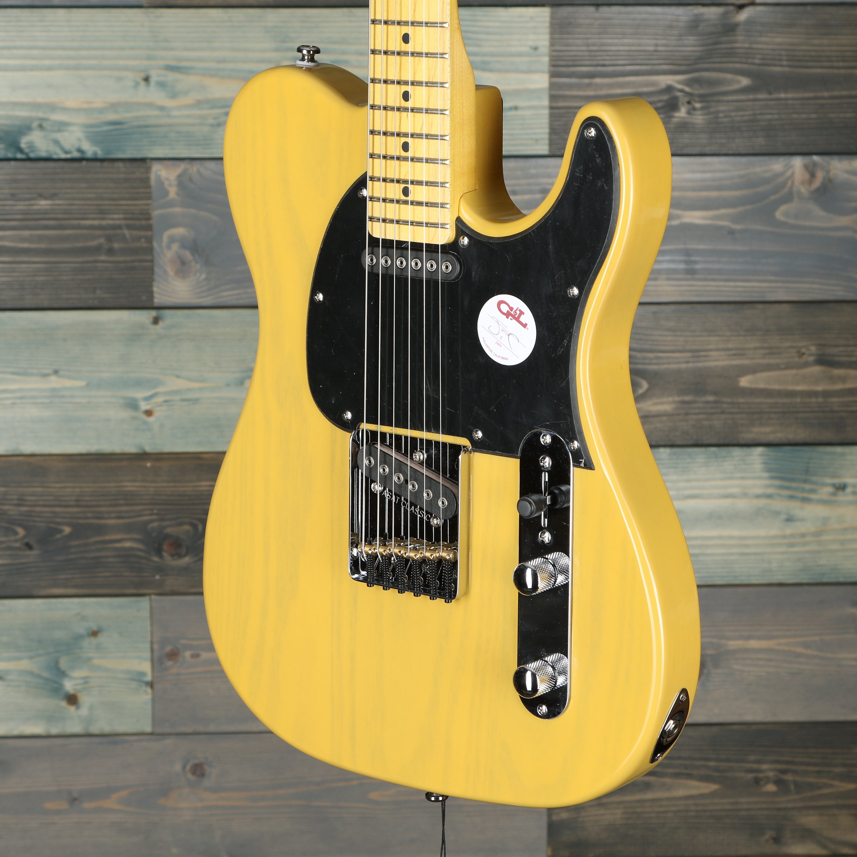 G&L Tribute ASAT Classic Electric Guitar - Butterscotch