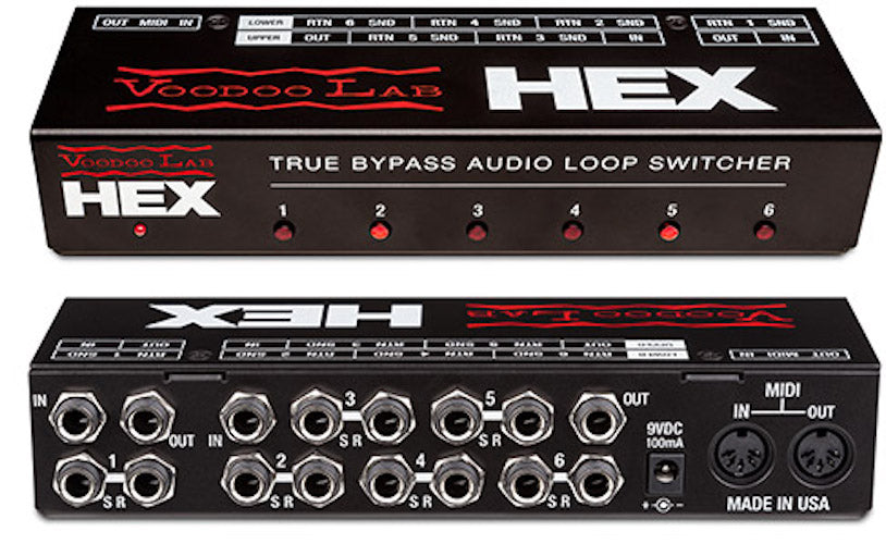 Voodoo Lab HEX True Bypass 6-Loop Audio Switcher