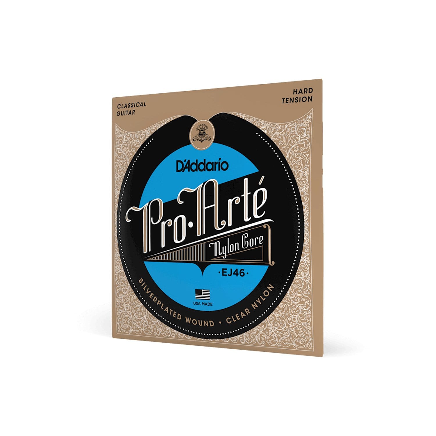 D'Addario EJ46 Pro-Arte Nylon Classical Guitar Strings, Hard Tension