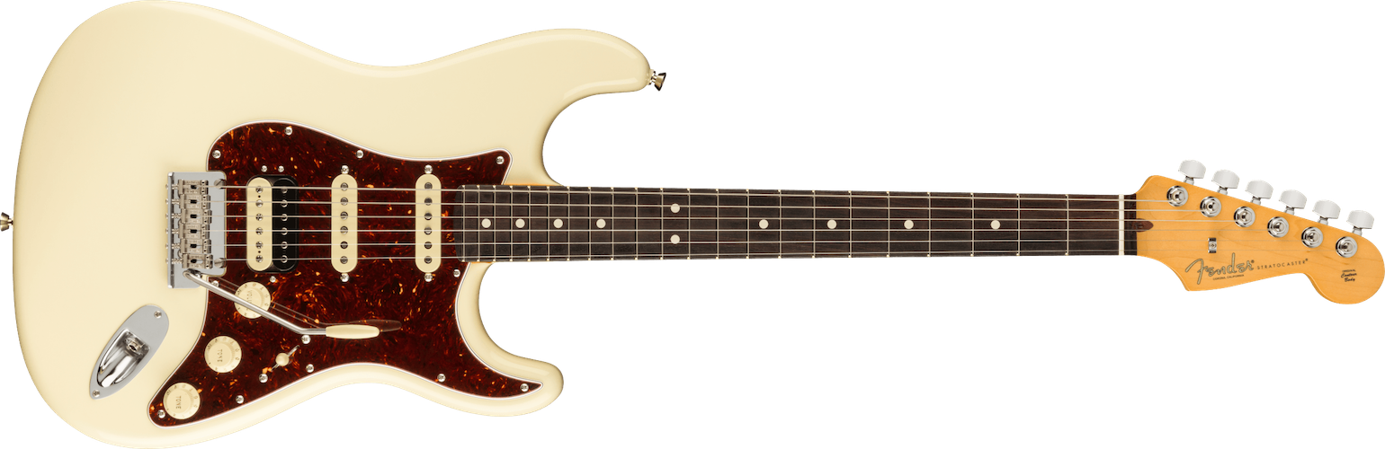Fender American Professional II Stratocaster HSS Rosewood FB Olympic White