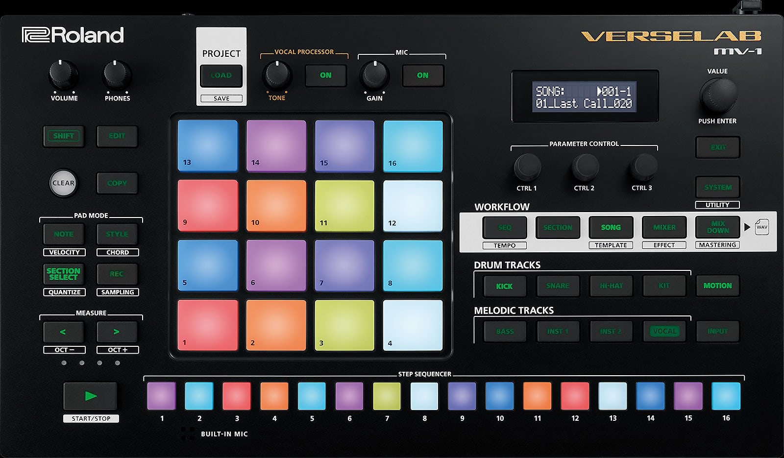 Roland MV-1 Verselab Music Workstation