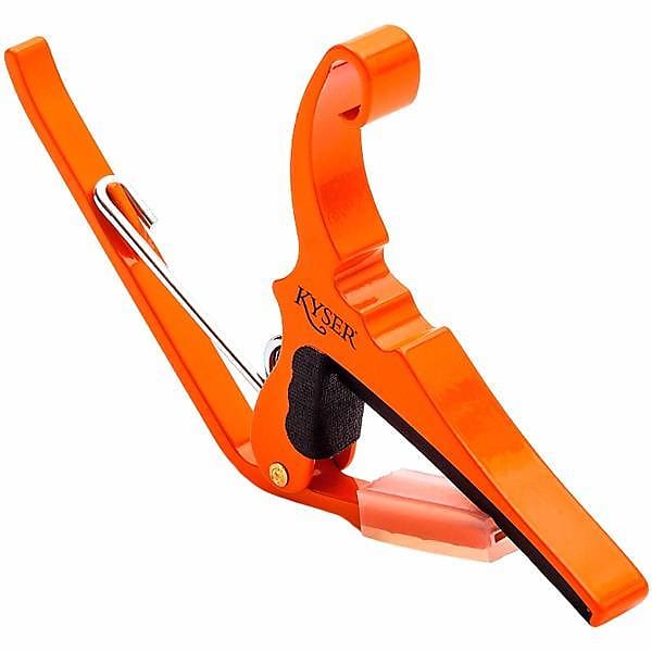 Kyser 6 String Quick Change Acoustic Guitar Capo - Orange Blaze