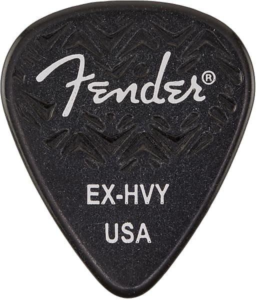 Fender 351 Shape, Black, Extra Heavy (6)